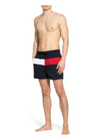 TOMMY HILFIGER Badeshorts, Farbe: DUNKELBLAU/ WEISS/ ROT (Bild 1)