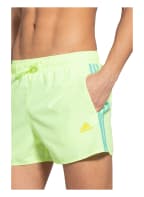 adidas Badeshorts CLX, Farbe: NEONGELB/ TÜRKIS (Bild 1)