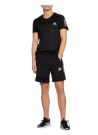 adidas Trainingsshorts AEROREADY mit Mesh-Einsatz, Farbe: SCHWARZ/ WEISS (Bild 1)