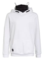 BLUE EFFECT Hoodie mit Mund-Nasen-Schutz, Farbe: WEISS (Bild 1)