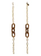 CHEEKY CHAIN MUNICH Smartphone-Kette CLARA , Farbe: GOLD/ BRAUN (Bild 1)