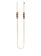 CHEEKY CHAIN MUNICH Smartphone-Kette CLARA , Farbe: GOLD/ BRAUN (Bild 1)