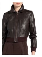 TED BAKER Lederjacke OCTERI , Farbe: BLAUGRAU/ DUNKELBRAUN (Bild 1)