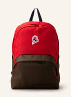 invicta Rucksack ORIK COLORBLOCK mit Laptop-Fach, Farbe: ROT/ KHAKI (Bild 1)