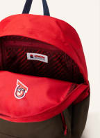 invicta Rucksack ORIK COLORBLOCK mit Laptop-Fach, Farbe: ROT/ KHAKI (Bild 1)