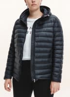TOMMY HILFIGER Lightweight-Daunenjacke ESSENTIAL mit abnehmbarer Kapuze, Farbe: BDS Black (Bild 1)