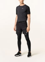 odlo Laufshorts RUN EASY S-THERMIC, Farbe: SCHWARZ (Bild 1)