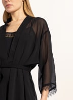 BLUEBELLA Damen-Kimono NAYA mit 3/4-Arm, Farbe: SCHWARZ (Bild 1)