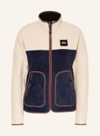PICTURE Fleecejacke TEDDIE, Farbe: CREME/ DUNKELBLAU (Bild 1)
