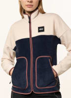PICTURE Fleecejacke TEDDIE, Farbe: CREME/ DUNKELBLAU (Bild 1)
