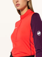 MAMMUT Fleecepullover AENERGY, Farbe: ROT/ DUNKELLILA (Bild 1)