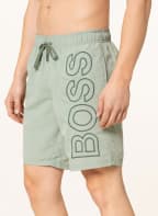 BOSS Badeshorts WHALE , Farbe: HELLGRÜN (Bild 1)