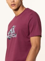 adidas T-Shirt REVERSE RETRO AERO, Farbe: DUNKELROT (Bild 1)
