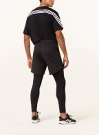 adidas Trainingsshorts PRIMEBLUE ALWAYS OM YOGA, Farbe: SCHWARZ (Bild 1)