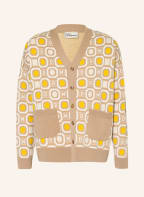 DRÔLE DE MONSIEUR Strickjacke, Farbe: HELLBRAUN/ BEIGE/ GELB (Bild 1)