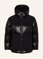 Theory Daunenjacke im Materialmix, Farbe: SCHWARZ (Bild 1)