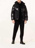 Theory Daunenjacke im Materialmix, Farbe: SCHWARZ (Bild 1)