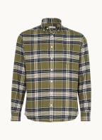 PAUL Flanellhemd Comfort Fit, Farbe: OLIV/ CREME/ BLAU (Bild 1)