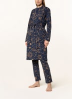 COVERS & CO Damen-Morgenmantel MARLE THAT'S THE SPIRIT, Farbe: DUNKELBLAU/ BRAUN (Bild 1)