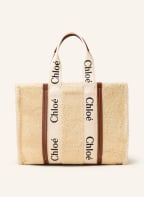 Chloé Lammfell-Shopper WOODY , Farbe: 6J1 Mild Beige (Bild 1)