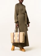 Chloé Lammfell-Shopper WOODY , Farbe: 6J1 Mild Beige (Bild 1)