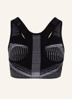 Nike Sports bra PERFORMANCE FLYKNIT, Color: BLACK/ LIGHT GRAY (Image 1)