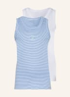 PETIT BATEAU 2er-Pack Unterhemden, Farbe: WEISS/ HELLBLAU (Bild 1)