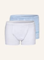 PETIT BATEAU 2er-Pack Boxershorts, Farbe: WEISS/ HELLBLAU (Bild 1)