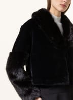 HUGO Faux fur jacket FRISTINA, Color: BLACK (Image 1)