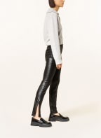 HUGO Hose HIMATI in Lederoptik , Farbe: SCHWARZ (Bild 1)