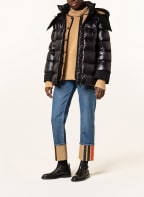 BURBERRY Daunenjacke TANSLEY mit abnehmbarer Kapuze , Farbe: SCHWARZ/ BEIGE (Bild 1)