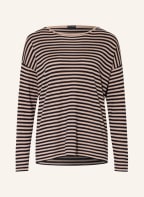 IRIS von ARNIM Cashmere-Pullover LEONORE mit Seide, Farbe: DUNKELBLAU/ NUDE (Bild 1)