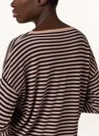 IRIS von ARNIM Cashmere-Pullover LEONORE mit Seide, Farbe: DUNKELBLAU/ NUDE (Bild 1)
