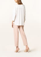 LUISA CERANO Blusenshirt im Materialmix, Farbe: WEISS (Bild 1)