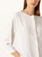 LUISA CERANO Blusenshirt im Materialmix, Farbe: WEISS (Bild 1)