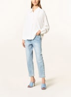 LUISA CERANO Hemdbluse mit Seide, Farbe: WEISS (Bild 1)