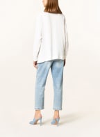 LUISA CERANO Hemdbluse mit Seide, Farbe: WEISS (Bild 1)
