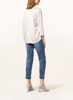 LUISA CERANO Shirt blouse with 3/4 sleeves, Color: TAUPE (Image 1)