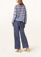LUISA CERANO Pullover mit Mohair, Farbe: HELLBLAU/ BLAUGRAU (Bild 1)