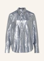 LUISA CERANO Hemdbluse in Metallic-Optik, Farbe: SILBER (Bild 1)