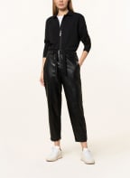 MARC CAIN Jumpsuit in mixed materials, Color: 900 BLACK (Image 1)