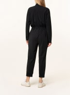 MARC CAIN Jumpsuit in mixed materials, Color: 900 BLACK (Image 1)
