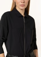 MARC CAIN Jumpsuit in mixed materials, Color: 900 BLACK (Image 1)