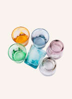 pols potten Set of 6 drinking glasses, Color: GREEN/ BLUE/ DARK YELLOW (Image 1)