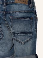 GARCIA Jeans-Shorts XEVI Slim Fit, Farbe: 4921 Flow Denim - medium used (Bild 1)