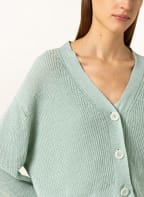 MARELLA Strickjacke MARUCA aus Leinen, Farbe: MINT (Bild 1)