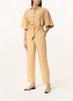 SCOTCH & SODA Paperbag-Hose mit Leinen, Farbe: BEIGE (Bild 1)