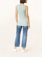 MARC AUREL Stricktop mit Leinen, Farbe: MINT (Bild 1)