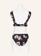 MARYAN MEHLHORN Bralette-Bikini-Top ABSTRACTION, Farbe: SCHWARZ/ BEIGE (Bild 1)
