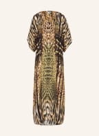 MARYAN MEHLHORN Kaftan EDGE mit Seide und 3/4-Arm, Farbe: HELLBRAUN/ SCHWARZ/ OLIV (Bild 1)
